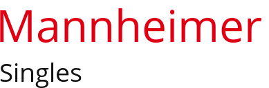 Wo treffen sich singles in mannheim